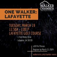One Walker Luncheon: LaFayette