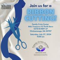 Ribbon Cutting (Attics Thrift Store)