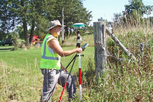 Professional Land Surveyor, Don Lenz of Green Lake Surveying Company