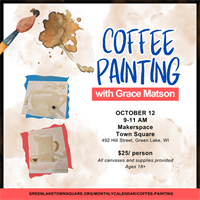 Coffee Painting with Grace Matson