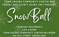 Green Lake County Aging Unit Snow Ball