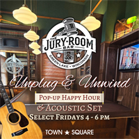 Unplug and Unwind: Pop-up Happy Hour and Acoustic Set
