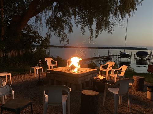 Terrace Beach Retreat, fire pit