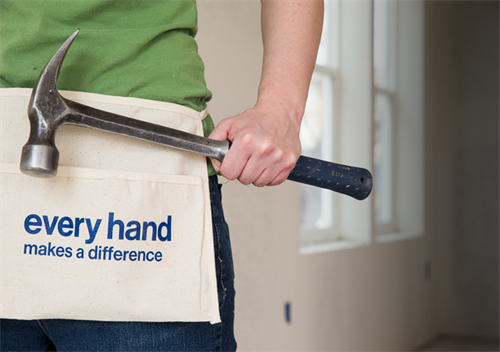 Habitat for Humanity gives a hand up, not a hand out! 