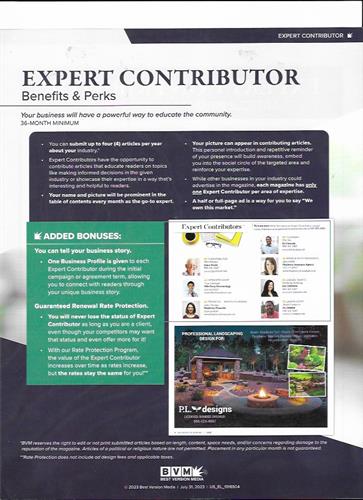 Expert Contributors Wanted !