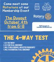 Come meet some Rotarians at our Membership Event