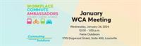 Save the Date! Commuting Solutions Workplace Commute Ambassadors Meeting January 24