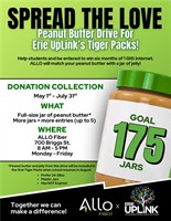 Spread the Love, ALLO PB&J Drive for Erie UpLink
