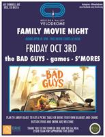 Boulder Valley Velodrome Family Movie Night.