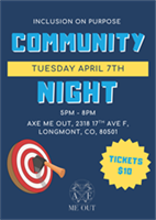 Axe Me Out’s Inclusion on Purpose Fundraiser