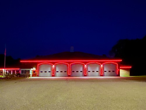 Fire Staton Canopy - Red