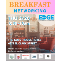 Breakfast Networking with Edgewater Chamber @ The Guesthouse Hotel