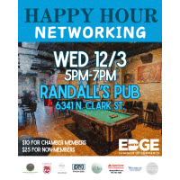 Happy Hour Networking with Edgewater Chamber @ Randall's Pub