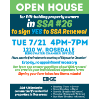 Open House for SSA #26 Property Owners - Sign YES to SSA Renewal