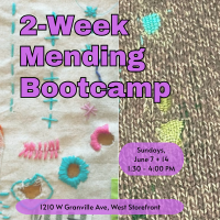 2-Week Visible Mending Bootcamp Class @ BLISS JOY BULL