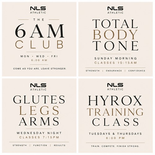 Some of the classes we offer 