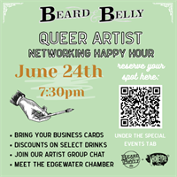 Queer Artist Networking Happy Hour at Beard & Belly
