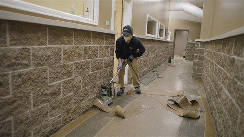 SERVPRO Restoring Commercial Building