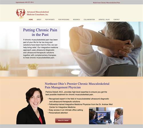 Advanced Musculoskeletal Medicine Consultants, Inc.  WIX Website Design & Development Advancedmmc.com
