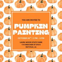 Pumpkin Painting with State Farm