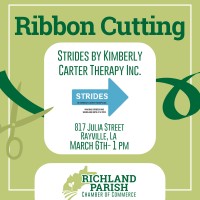 Ribbon Cutting- Strides by Kimberly Carter Therapy Inc