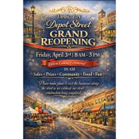 Ribbon Cutting- Depot Street Grand Re-opening