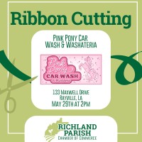Ribbon Cutting- Pink Pony Car Wash & Washateria