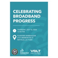 Join Us as We Celebrate Broadband Progress in Richland Parish!