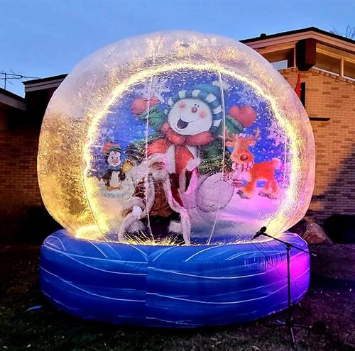 Our Inflatable Snow Globe