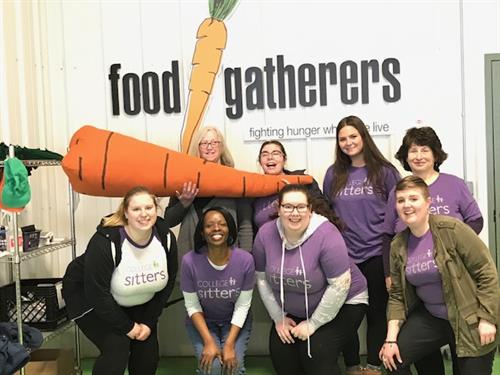 Great day volunteering at Food Gatherers