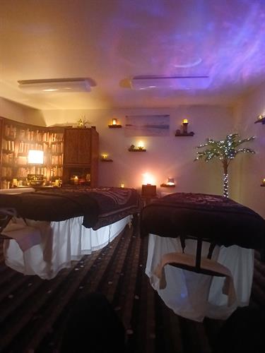 Couples Massage setup 
