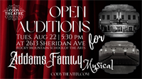 Audition for The Addam's Family Musical