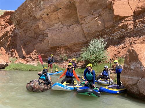 Whitewatwer SUP clinic on the Shoshone River