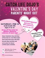 Catch Life Dojo's Valentine's Day Parents' Night Out