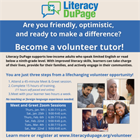 Adult ESL Tutor - Volunteer