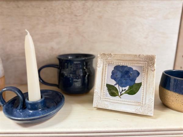 Pottery & Pressed Flowers