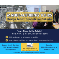 Manufacturing Tours at Design Ready Controls and Takeda