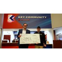 KEY COMMUNITY BANK partners with Federal Home Loan Bank of Des Moines to award $10,000.00 to Soldier