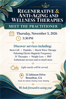 Regenerative Anti-Aging and Wellness Therapies - Meet the Practitioners