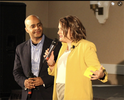 Amy Walker Speaking at the 72 Hour of Power Event in Washington, DC