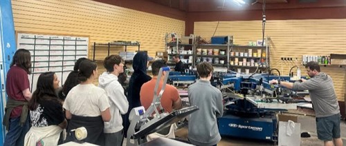 Love giving back to the community we love.  Students from a local high school business class visited us to learn 