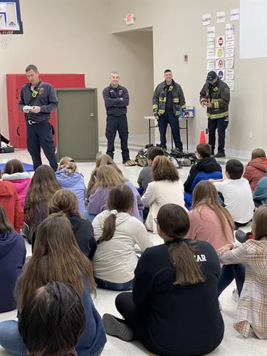 Learning About the Importance of Fire Safety from our Local Firefighters