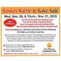 First Weber 6th Annual Basket Raffle & Bake Sale