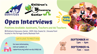 CAP Services Children's Discovery Center Open Interviews