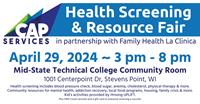 Health Screening & Resource Fair