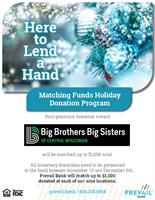 Make Spirits Bright – Prevail Bank Will Match Your Holiday Donation