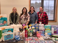 Prevail Bank Collects $3,150 in Hygiene Items to Support Local Homeless and Crisis Agencies