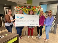 Prevail Bank Supports Humane Society of Portage County with $1,500 Donation