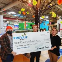 Prevail Bank Donates $5,000 to Children's Museum in Stevens Point