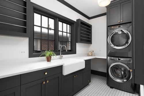 Custom Millwork: Laundry Room Design